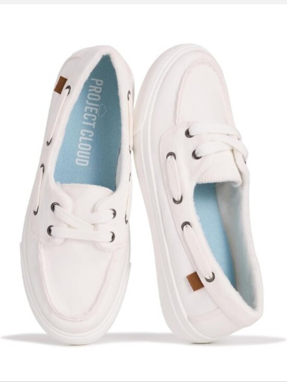 Project Cloud White Canvas Seasalt Sneakers